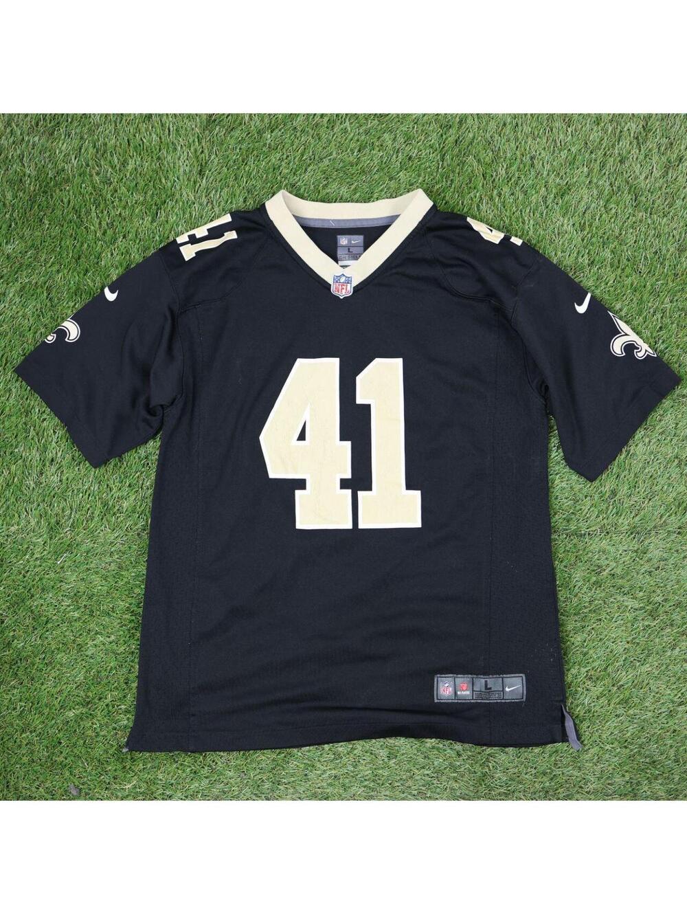Nike New Orleans Saints Alvin Kamara #41 Youth Black Jersey